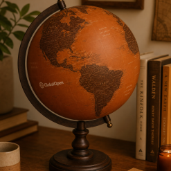 Globalopen Heritage 30cm Antique Globe with Bookend Stand